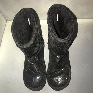Girls Glitter Boots Size 3